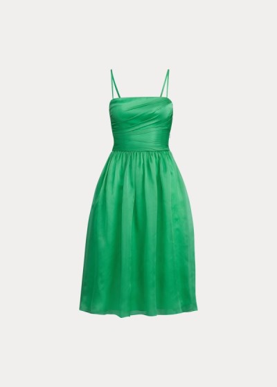 Women's Ralph Lauren Annora Silk Organza Dresses | 526071UJH